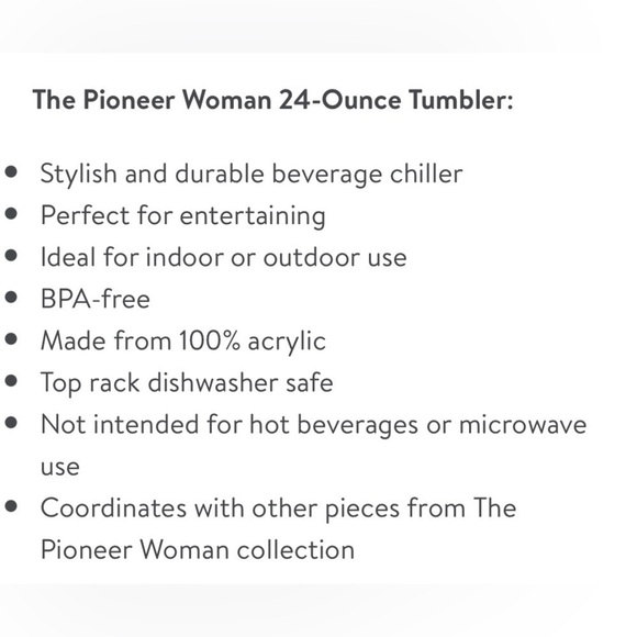 💋 New Pioneer Woman Happy Birthday 24-Ounce Tumbler, Pink & Pretty Blue - Picture 2 of 8